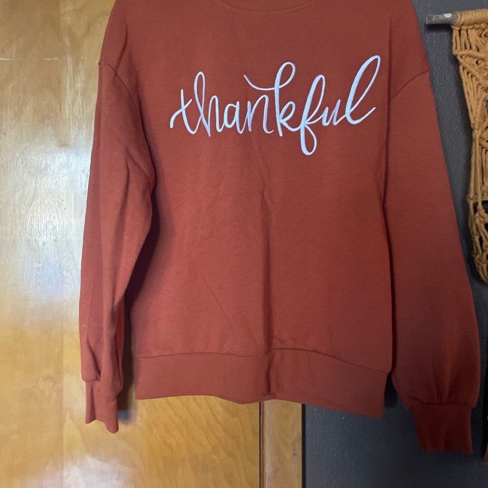 Women's Thankful Sweater - Rust